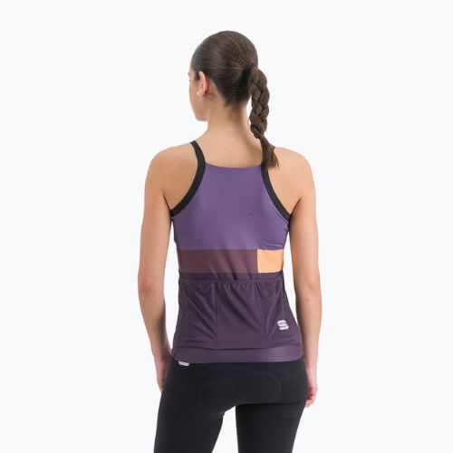 Дамско колоездачно трико Sportful Snap Top purple 1123024.502