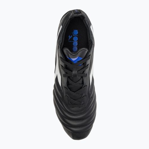 Мъжки футболни обувки Diadora Brasil Elite 2 LT LP12 в черно и бяло DD-101.179061-D0214-40