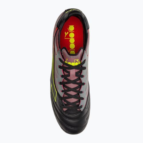 Мъжки футболни обувки Diadora Brasil Elite Veloce R LPU в черно и червено DD-101.179181-D0136-39