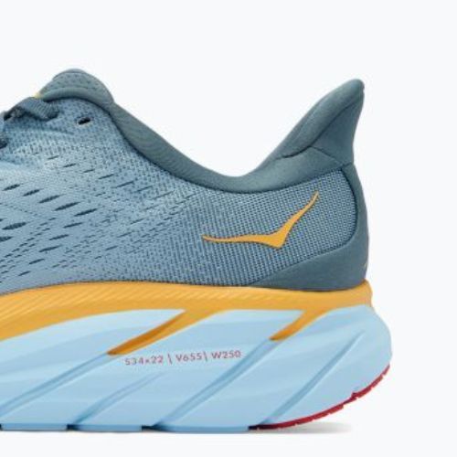 Мъжки маратонки за бягане HOKA Clifton 8 светло сиви 1119393-GBMS