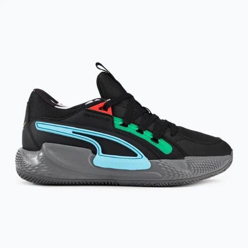 PUMA Court Rider Chaos Block Party мъжки баскетболни обувки черни 378265 01