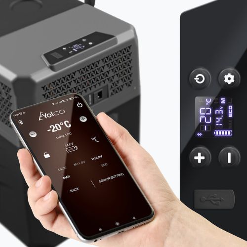 Yolco BCX40 39 л карбонов хладилник за пътуване
