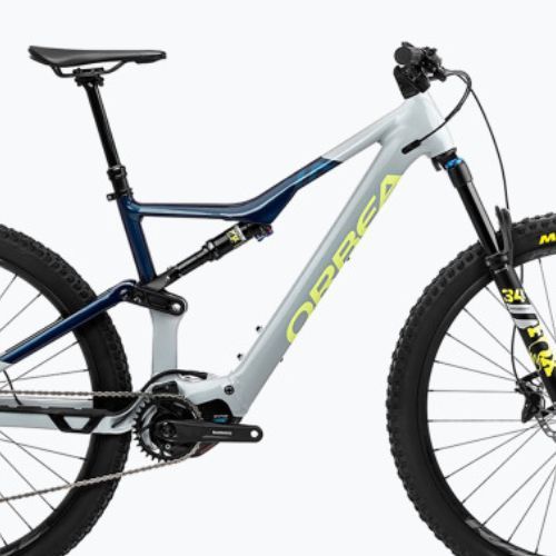 Orbea Rise H20 2023 електрически велосипед сиво-син N37105V6
