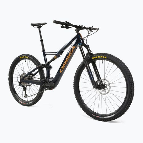 Orbea Rise M20 2022 син/златен електрически велосипед