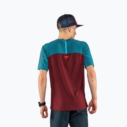 Мъжка тениска за бягане DYNAFIT Alpine Pro, цвят бордо 08-0000070964
