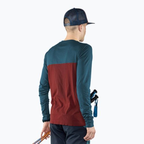 Мъжка туристическа тениска DYNAFIT Traverse S-Tech, бордо 08-0000071606
