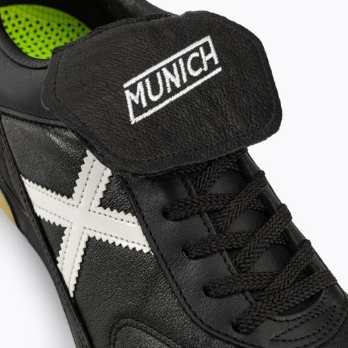 MUNICH Turf Mundial футболни обувки черно/бяло