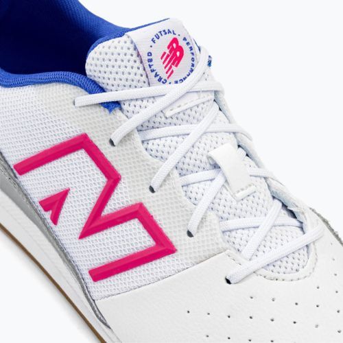 New Balance Audazo V6 Command IN детски футболни обувки бели