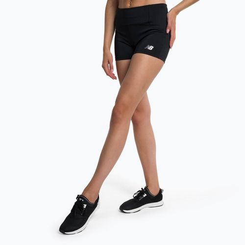 Дамски къси панталони за бягане New Balance Accelerate Pacer 3.5", черни WS31243BK
