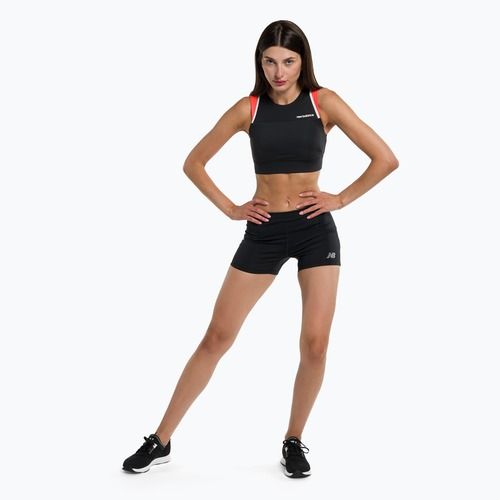 Дамски къси панталони за бягане New Balance Accelerate Pacer 3.5", черни WS31243BK