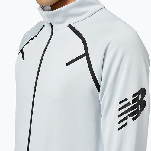 Мъжки суитшърт New Balance Tenacity Football Training Track бял MJ23090LAN