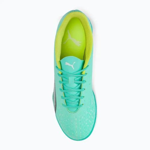 Мъжки футболни обувки PUMA Ultra Play TT electric peppermint/puma white/fast yellow