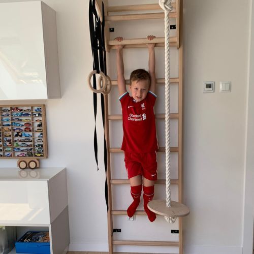 Гимнастическа стълба BenchK кафява BK-111+A204