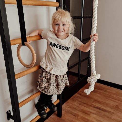 Стълба за гимнастика BenchK черна BK-221B+A076