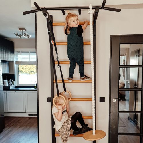 Стълба за гимнастика BenchK черна BK-221B+A076