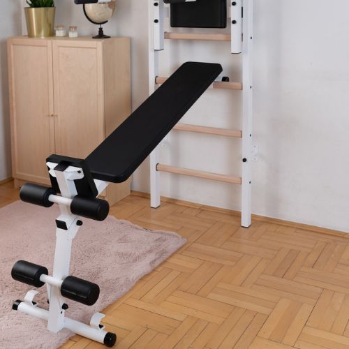 Стълба за гимнастика BenchK, бяла BK-233W