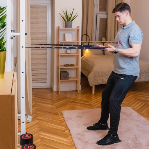 Гимнастическа стълба BenchK, бяла BK-700W