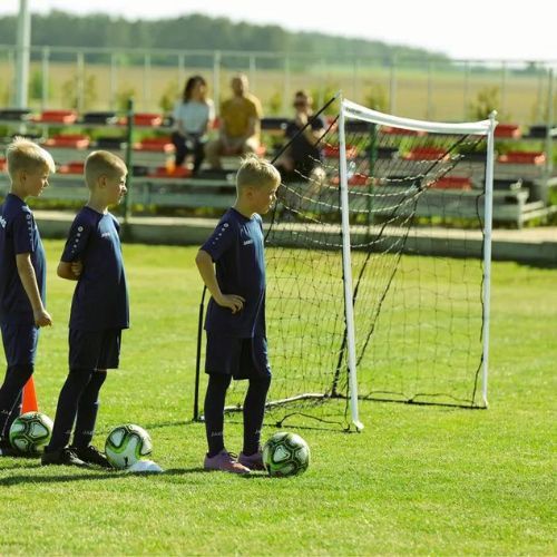 Футболна врата OneTeam Flex 240 x 150 cm, бяла OT-SNG2415