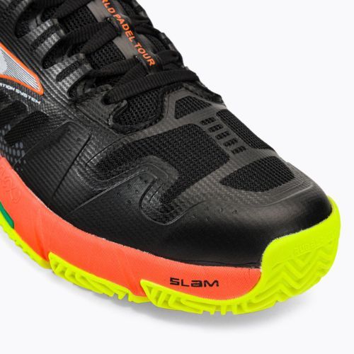 Joma T.Slam 2201 мъжки обувки за тенис в черно и оранжево TSLAMW2201P