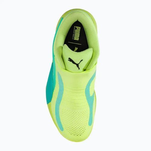 Мъжки баскетболни обувки PUMA Rise Nitro fast yellow/electric peppermint