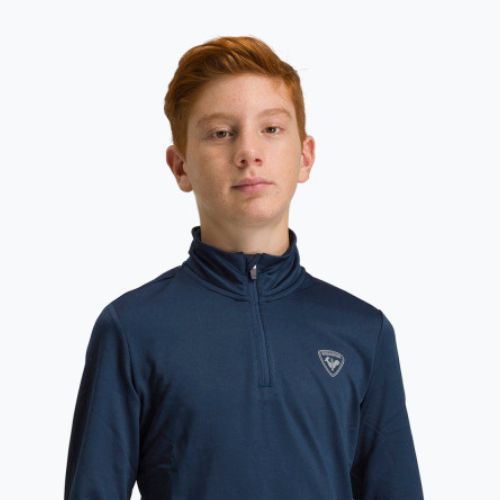 Rossignol Boy 1/2 Zip Warm Stretch детски ски суитшърт тъмно тъмносин