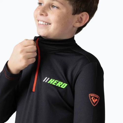 Rossignol Hero Warm Stretch детски ски суитшърт черен