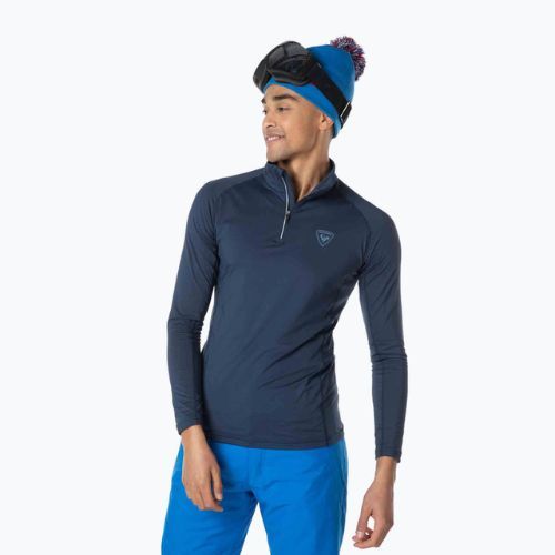 Мъжка термоактивна блуза Rossignol Classique 1/2 Zip dark navy