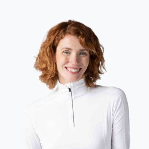 Дамска термоактивна блуза Rossignol Classique 1/2 Zip white