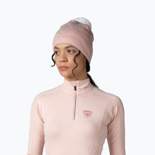 Дамски термо потник Rossignol Classique 1/2 Zip powder pink