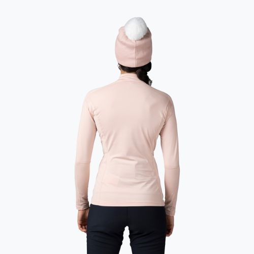 Дамска термоактивна блуза Rossignol Classique 1/2 Zip powder pink