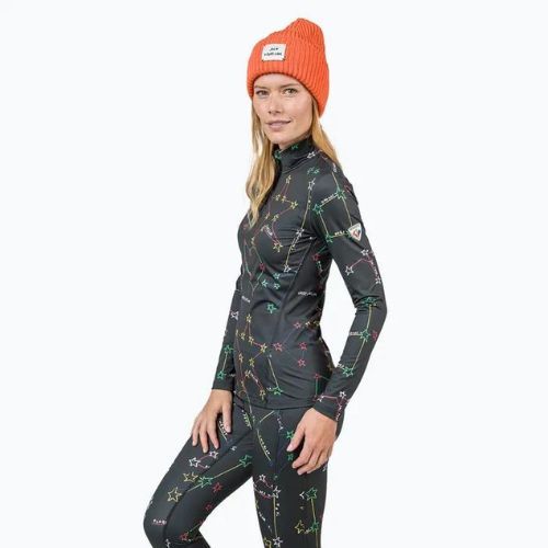 Дамска термоактивна блуза Rossignol Booster 1/2 Zip Top 100 black
