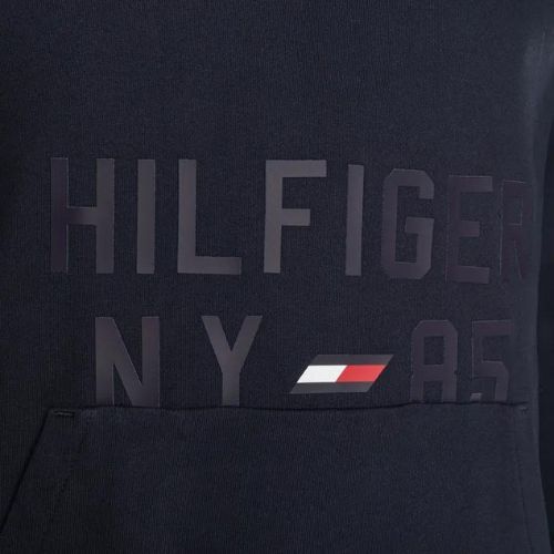 Tommy Hilfiger Graphic Crew синьо мъжки суитшърт за обучение