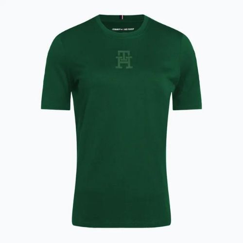 Дамска тренировъчна риза Tommy Hilfiger Regular Th Monogram green