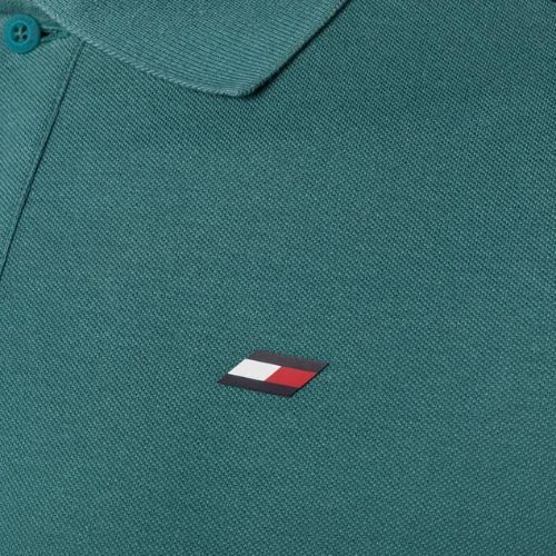 Мъжка тренировъчна тениска Tommy Hilfiger Textured Tape Polo green