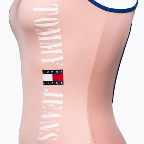 Tommy Hilfiger дамски бански от една част One Piece Runway pink