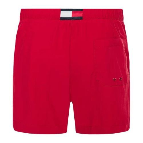 Мъжки къси панталони за плуване Tommy Hilfiger Medium Drawstring red