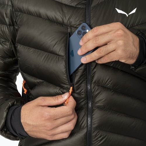 Мъжко пухено яке Salewa Ortles Med 3 Rds Dwn dark olive
