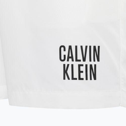 Мъжки къси панталони Calvin Klein Medium с двойна лента за плуване white