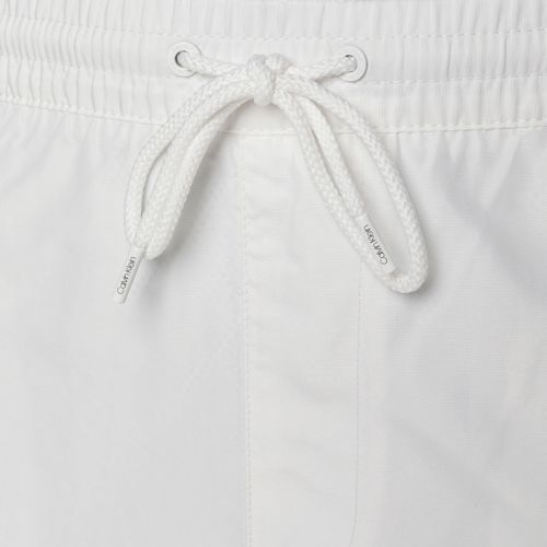 Мъжки къси панталони за плуване Calvin Klein Medium Drawstring white