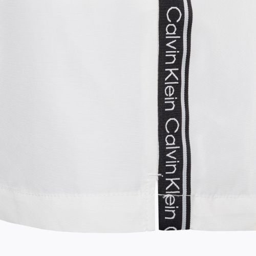 Мъжки къси панталони за плуване Calvin Klein Medium Drawstring white