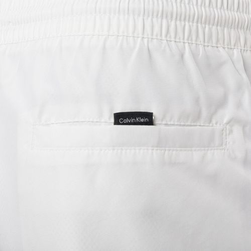 Мъжки къси панталони за плуване Calvin Klein Medium Drawstring white