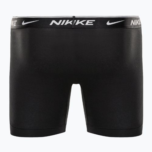 Мъжки боксерки Nike Everyday Cotton Stretch Boxer Brief 3Pk MP1 white/grey heather / black