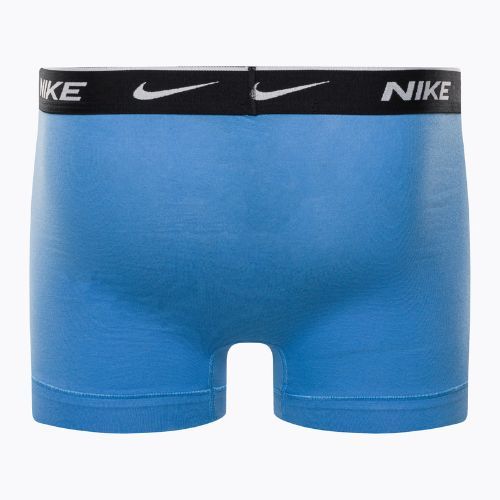 Мъжки боксерки Nike Everyday Cotton Stretch Trunk 3Pk UB1 swoosh print/grey/uni blue