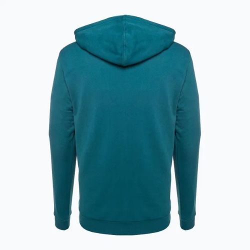 Мъжки суитшърт за трекинг Fjällräven Logo Hoodie deep sea