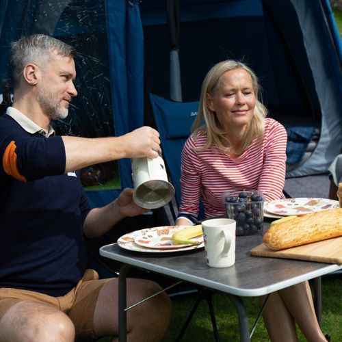 Vango Birch 80 сива туристическа маса