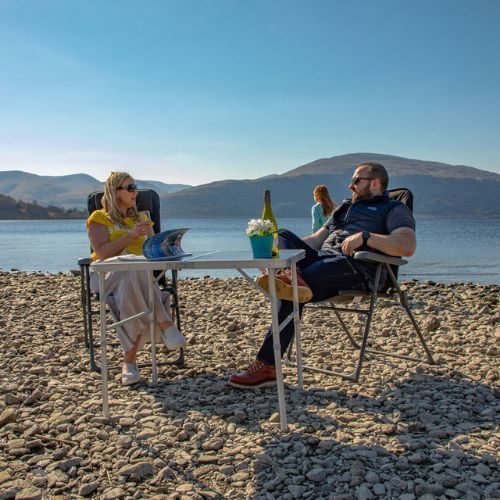 Vango Granite Duo 90 сива туристическа маса