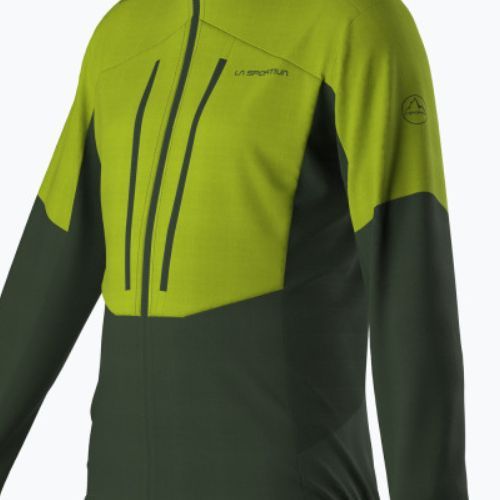 Мъжки потник за трекинг La Sportiva Session Tech Hoody forest/lime punch