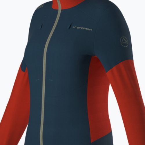 Дамски потник La Sportiva Session Tech Hoody storm blue/cherry tomato trekking sweatshirt