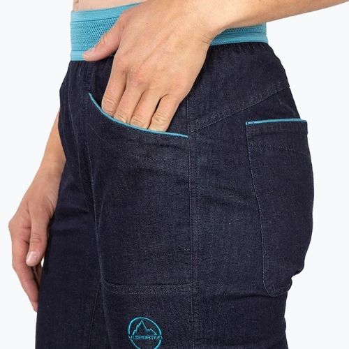 Дамски туристически панталони La Sportiva Miracle Jeans jeans/topaz