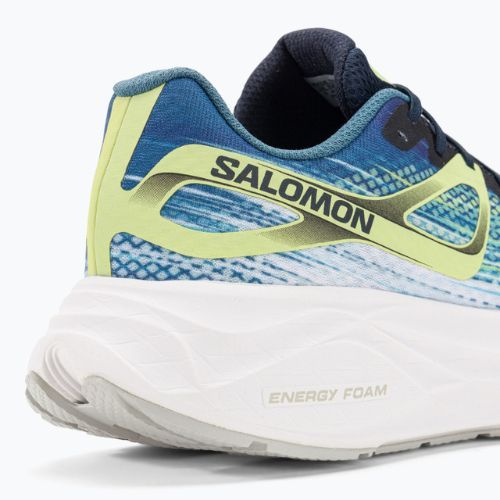 Мъжки обувки за бягане Salomon Aero Glide blue ashes/dark sapphire/sunny lime